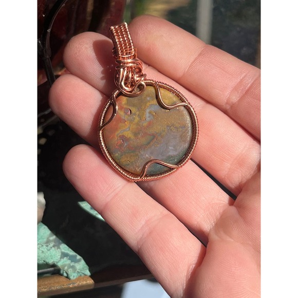 Snake Agate Wire Wrap - Picture 8 of 10